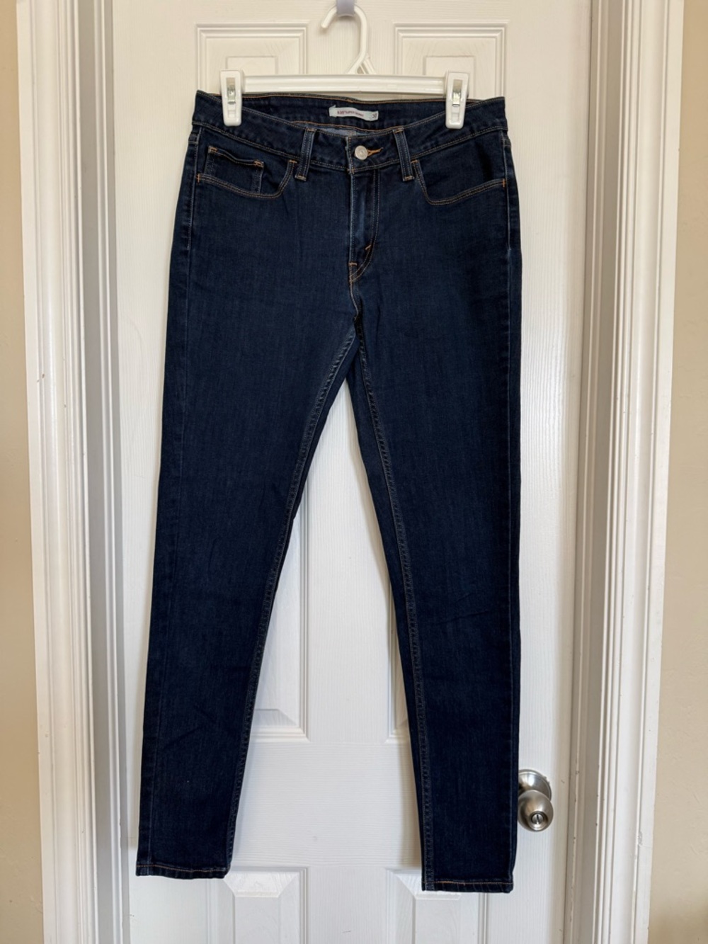 Levi’s Women’s 535 Super Skinny Jeans Size 30x30 Dark Wash Stretch Denim